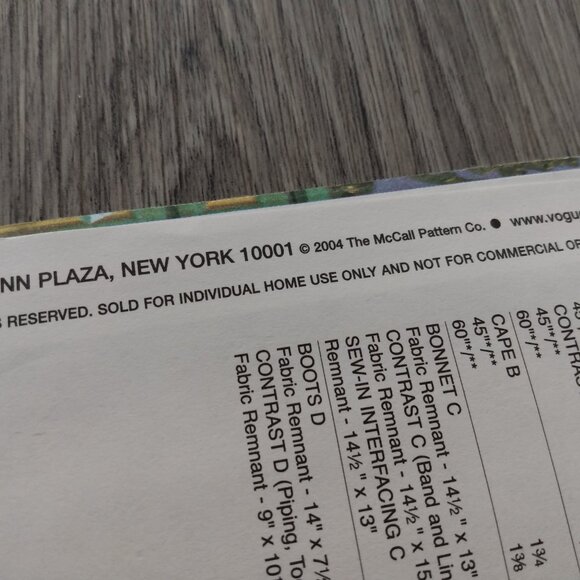 Vintage Vogue 18" Doll Clothes Dress Pantaloons Sewing Pattern Prairie 7923 - Picture 5 of 7